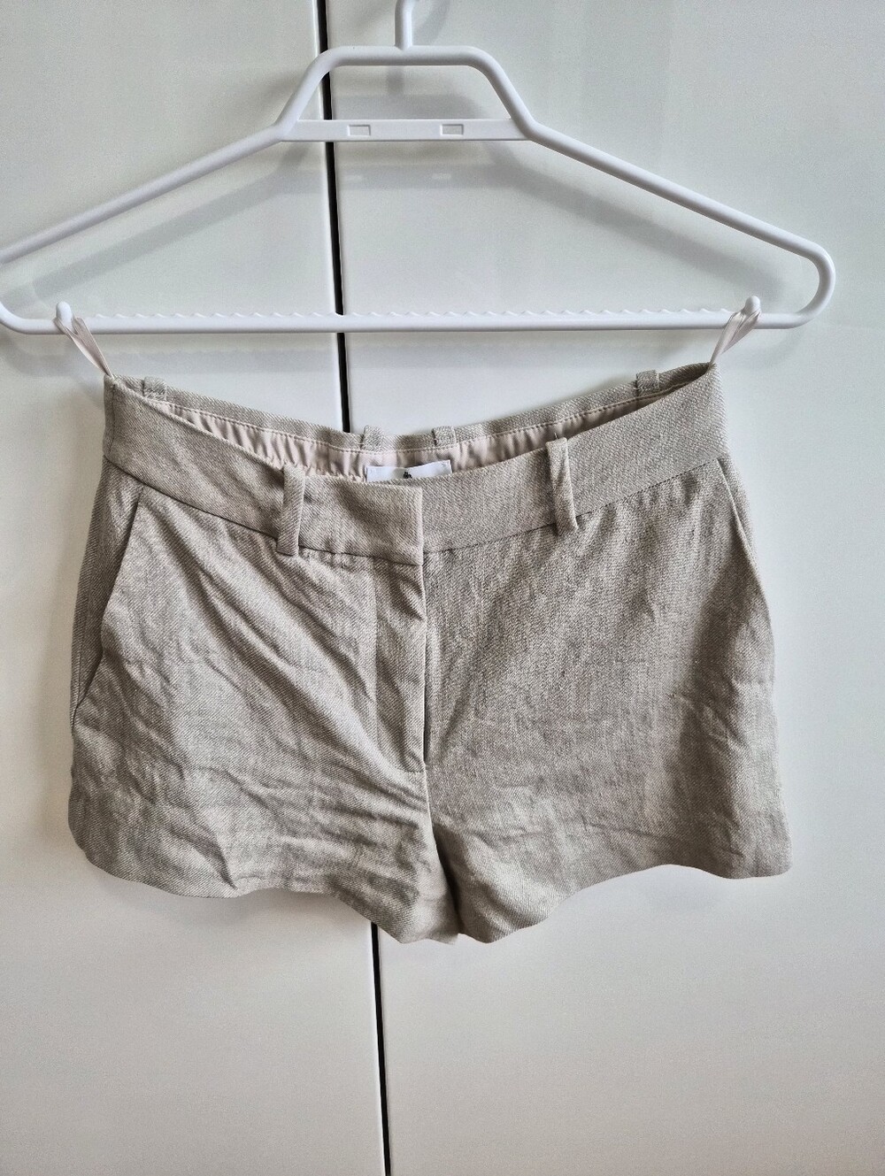 Aritzia Linen Agency Mini Shorts Sz 2
